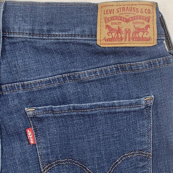 Levi's 311 Shaping Skinny Cut Capri jeans with raw hem w31xL28" #skinnyjeans - Picture 4 of 6